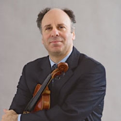 Frederick Lifsitz with violin